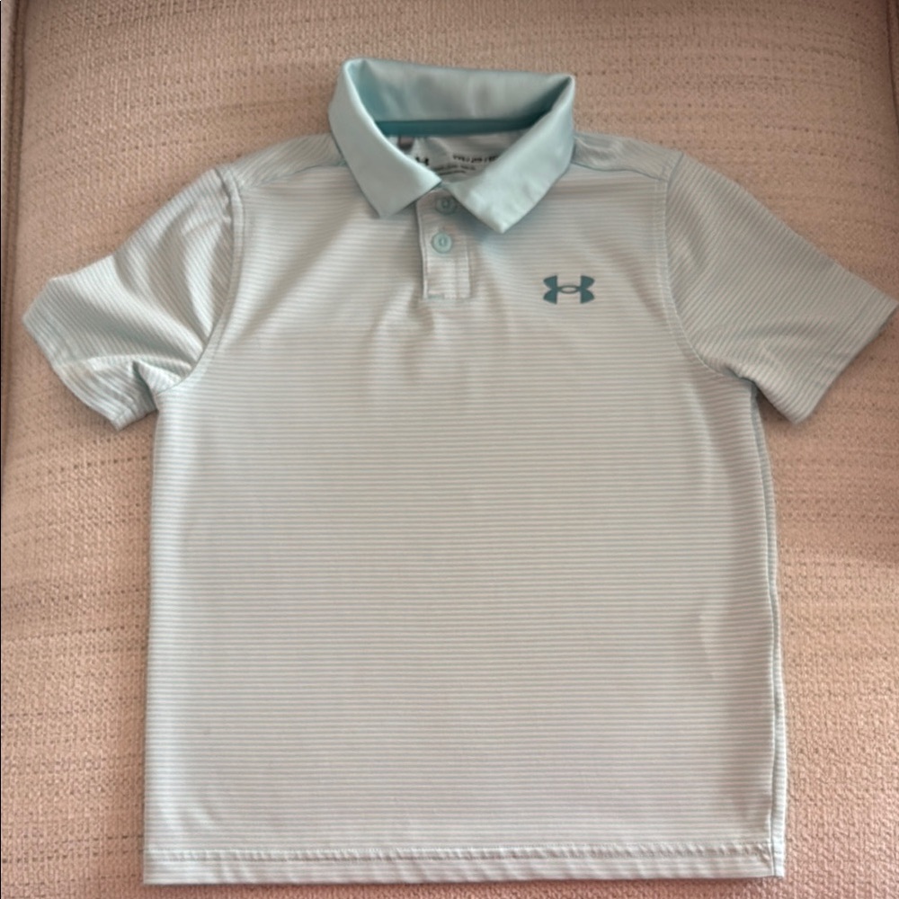 Under Armour Kids Polo Shirt - Light Blue XS
